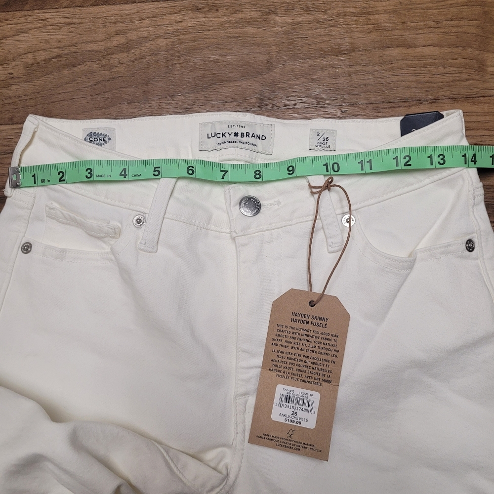 Nwt! Lucky Brand Women’s Cone Denim Jeans Sz 2/26 - Picture 3 of 9